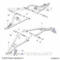 FRONT SUSPENSION CONTROL ARMS