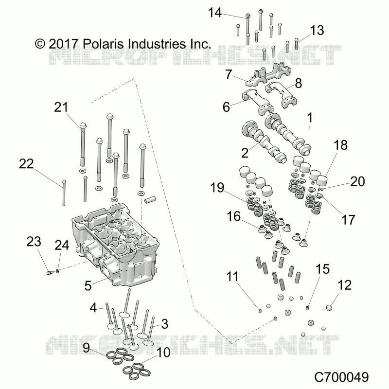 ZYLINDER HEAD AND VALVES