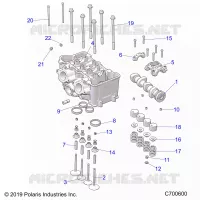 ENGINE, ZYLINDERKOPF AND VALVES