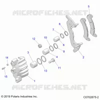 BRAKES, BREMSZANGE VORNE