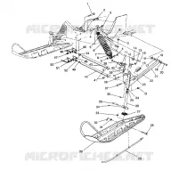 FRONT SUSPENSION AND SKI 500 EFI/0930674 AND  500 EFI SKS/0930574 (4922962296011A)
