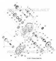 ANTRIEB, MAIN GETRIEBEGEHÄUSE INTERNALS 1