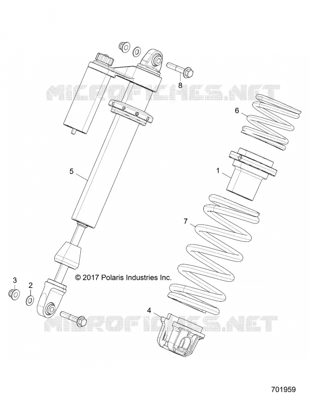 FRONT SUSPENSION SHOCK MOUNTING