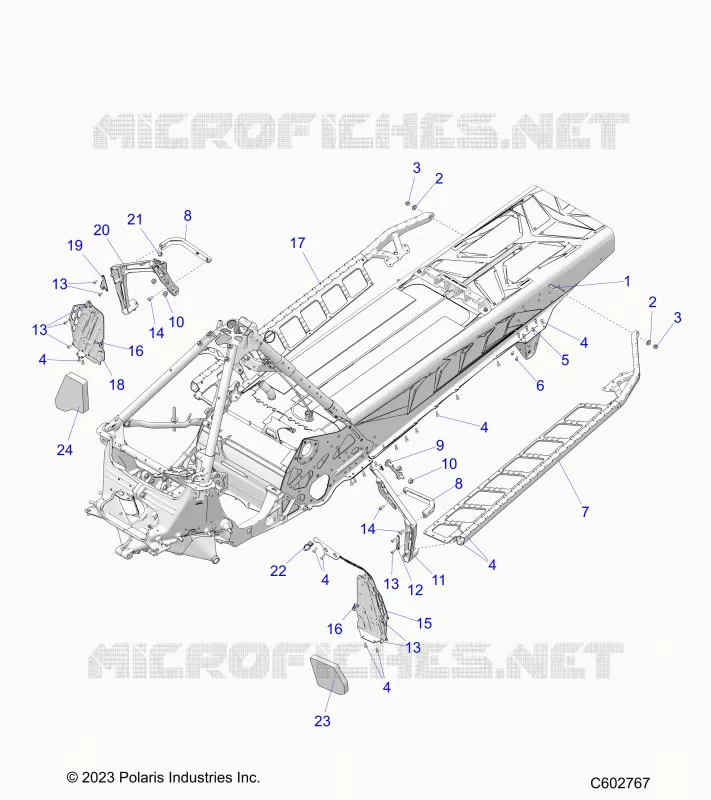 CHASSIS, FOOTRESTS, AND RUNNING BOARDS