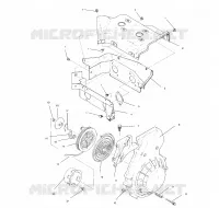 Gebläsegehäuse   RÜCKZUG ANLASSER ASSEMBLY