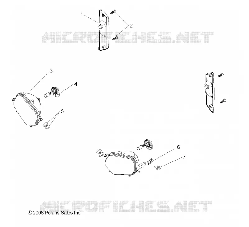 ELEKTRIC, HEADLIGHTS, TAILLIGHTS AND BULBS