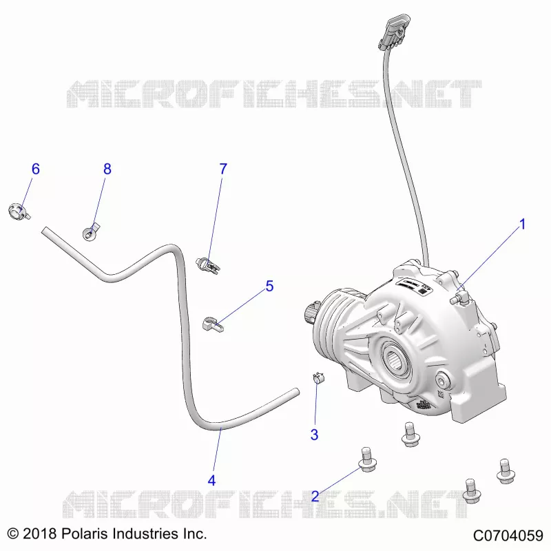 ANTRIEB, FRONT GEARCASE MOUNTING