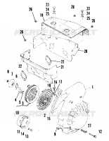 RÃŒCKZUG STARTER AND BLOWER HOUSING (SS) (4910951095028A)