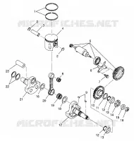 KURBELWELLE AND KOLBEN (400) XPRESS 400 W969540 (4935923592D013)