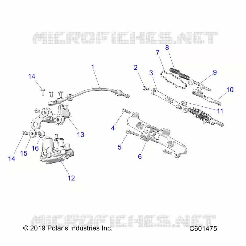 ENGINE, AUSPUFFKLAPPE ASM. AND ACTUATOR