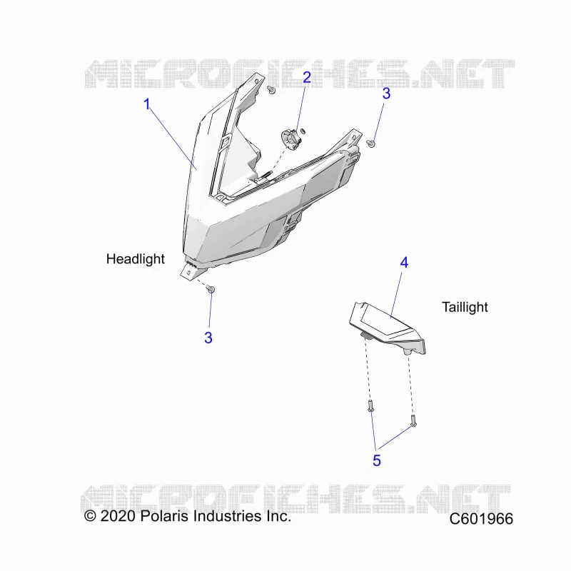 ELEKTRIC, HEADLIGHT AND TAILLIGHT