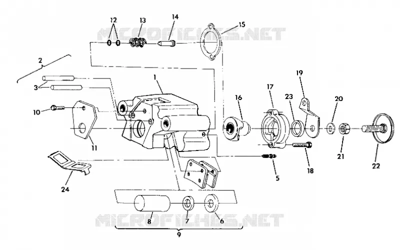 BREMS ASSEMBLY 250 2X4