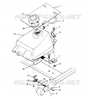TANK ASSEMBLY Trail Blazer W947221 (4926832683A010)