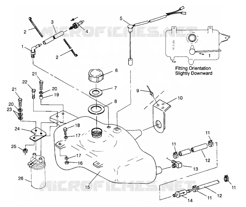 ÖLTANK SL 700 B964066 and Intl. SL 700 I964066 (4935633563A012)