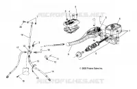 KONTROLLEN-MASTER CYLINDER/BREMSE LINE