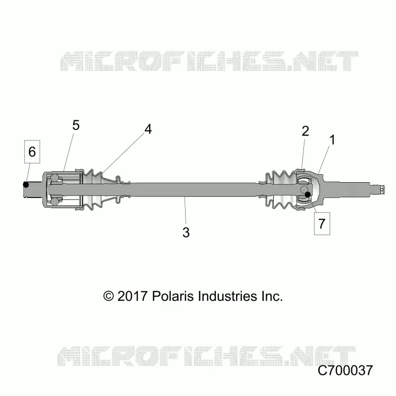 ANTRIEB, REAR HALF SHAFT