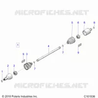 ANTRIEB, DRIVE SHAFT, FRONT