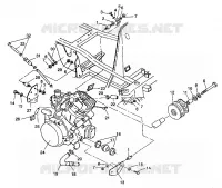 MOTORAUFHÄNGUNG 6X6 350L S938739 (4924362436005A)