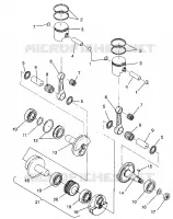 KOLBEN   KURBELWELLE SUPER SPORT E940743 (4927372737029A)