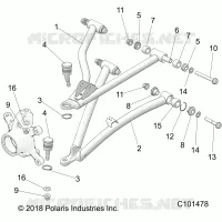 FRONT SUSPENSION A-ARMS