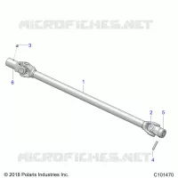 ANTRIEB, PROP SHAFT, FRONT