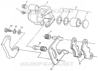 FRONT BREMSE Magnum 4x4 W968144 and  Swedish Magnum 4x4 S968144 (4936053605B006)
