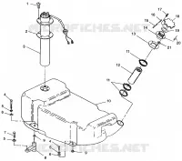 TREIBSTOFF TANK SL 750 B954070 (4930523052A009)