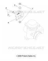 MOTOR, VERGASER BRACKET