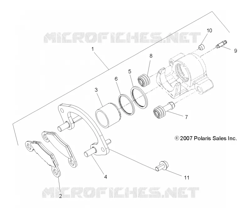 HINTERBREMSE CALIPER
