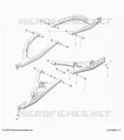 FRONT SUSPENSION CONTROL ARMS MOUNTING