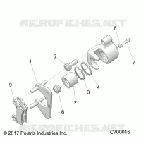 HINTERBREMSE CALIPER