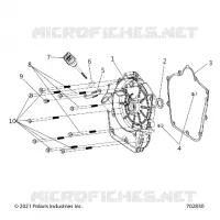 CRANKCASE COVER ASM, RIGHT