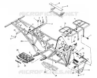 BUMPER / GEPÄCHTRÄGER MOUNTING 6X6 300 W948730 (4926792679A007)