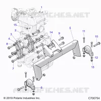 ENGINE, MOTORAUFHÃ„NGUNG