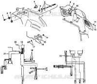 Konsolen   KABELSTRANG 600 XCR 0985677 (4943164316A009)