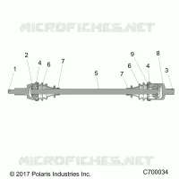 ANTRIEB, FRONT HALF SHAFT