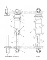 SUSPENSION, FRONT SHOCK TRACK (BLACK COIL OVER)