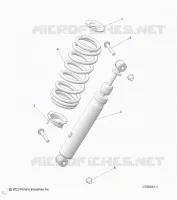 SUSPENSION, FRONT SHOCK
