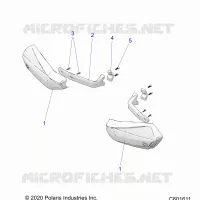 STEERING, HAND GUARDS