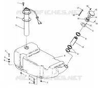 TREIBSTOFF TANK SL 780 B964087 and Intl. SL 780 I964087 (4935523552A009)