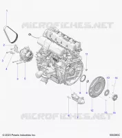 ENGINE, GENERATOR, FLYWHEEL, AND STARTER