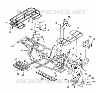 BUMPER / GEPÄCHTRÄGER MOUNTING SPORTSMAN 4X4 / W938039 (4926382638003A)