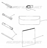 TOOL KIT 600 XCR 0961676 AND EUROPEAN 600 XCR E961676 (4932123212D002)