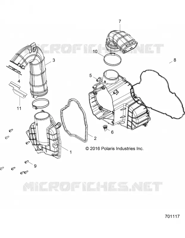 ENGINE, GENERATOR  COVER HVAC