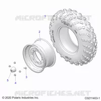 RADS, FRONT TIRE