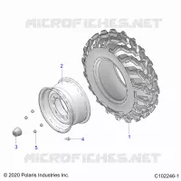 RADS, FRONT TIRE