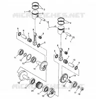 KOLBEN   KURBELWELLE XCF 0981643 (4942774277C006)