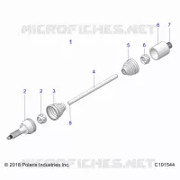 DRIVE TRAIN, HINTERE ANTRIEBSWELLE