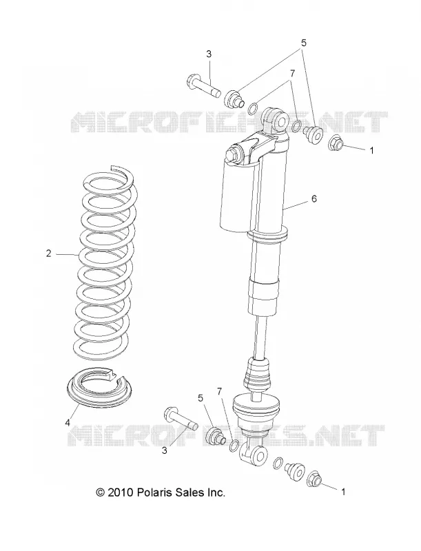 FRONT SUSPENSION SCHOCK MOUNTING