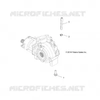 DRIVE TRAIN, GEARCASE MOUNTING, FRONT